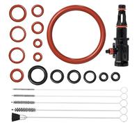BCENG Pack of 45 Seal Maintenance Kit O-Rings Compatible with Philips Saeco Spidem Gaggia and 5 Pieces Cleaning Kit for Support Valve Steam Valve Outlet Valve Coffee Machine Spare Parts