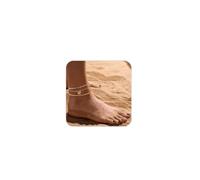 Bcenoilua Ankle Bracelets for Women Gold Plating Layering Anklets Set Adjustable Trendy Cuban Link Snake Butterfly Chain Ankles Summer Beach Foot Jewelry for Women Girls