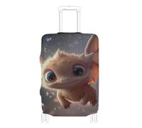 BCFHRGT Adorable Cosmic Dragon Baby Illustration Elastic luggage covers suitcase protector Fit 18-32 Inch Luggage, Adorable cosmic dragon baby illustration, L 26-28 in, Classic