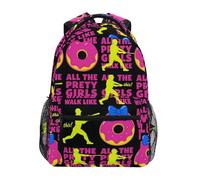 BCFHRGT All The Pretty Girls Walk Like This Softball backpack for girls kids elementary school with large book bags for book bags teenage girls boys mochila para ni os