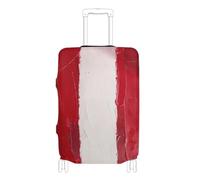 BCFHRGT Flag Austria Elastic suitcases covers for luggage travel essentials Fit 18-32 Inch Luggage, Flag Austria, L 26-28 in, Classic