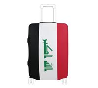 BCFHRGT Flag Of Iraq Elastic luggage cover protector suitcase protector Fit 18-32 Inch Luggage, Flag, XL 29-32 in, Classic
