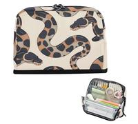 BCFHRGT Pencil Box Case Large Capacity Pen Bags Big Capacity for Kids School Supply Ball Python Minimalist