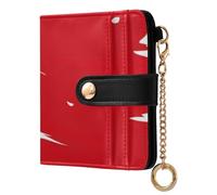 BCFHRGT Soviet Union Flag Union Of Soviet Socialist Republics National Fancy Ladies Bifold Wallet PU Leather Card Wallet for Women