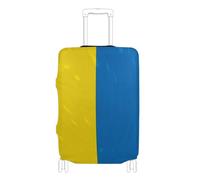BCFHRGT Ukraine Flag Ukrainian National Elastic luggage covers for suitcases travel accessories Fit 18-32 Inch Luggage, Ukraine Flag Ukrainian National, M 22-24 in, Classic