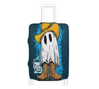 BCFHRGT Weird ghosts Boots Elastic luggage dust cover suitcase protector Fit 18-32 Inch Luggage, weird ghosts boots, L 26-28 in, Classic