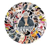 BCFSITNBH 51pcs Bad Bunny Stickers, Bad Bunny Merch, Puerto Rico Singer Sticker, Waterproof Vinyl Decals Pack for Laptop, Computer, Phones, Cars, Windows, Gifts for Fans B01