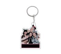 BCFSITNBH Blackpink Merch, BP Acrylic Keychain, K-pop Girl Idol Group School Bag Backpacks Hanging Pendant Keychain Creative Collectible for Fans, Concerts, Students A14