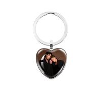 BCFSITNBH Heated Rivalry Merch, Heated Rivalry Heart Keychains, Hollander & Rozanov BL Gay Hockey Romance TV Show Acrylic Keyring Pendant Keychain Gifts for Fans B05