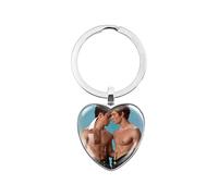 BCFSITNBH Heated Rivalry Merch, Heated Rivalry Heart Keychains, Hollander & Rozanov BL Gay Hockey Romance TV Show Acrylic Keyring Pendant Keychain Gifts for Fans B08