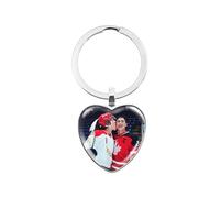 BCFSITNBH Heated Rivalry Merch, Heated Rivalry Heart Keychains, Hollander & Rozanov BL Gay Hockey Romance TV Show Acrylic Keyring Pendant Keychain Gifts for Fans B09