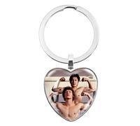 BCFSITNBH Heated Rivalry Merch, Heated Rivalry Heart Keychains, Hollander & Rozanov BL Gay Hockey Romance TV Show Acrylic Keyring Pendant Keychain Gifts for Fans A07