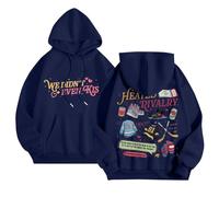 BCFSITNBH Heated Rivalry Merch, Hollander Rozanov Hoodies, Cute Cartoon 81 24 Heated Rivalry Film Merchandise Long Sleeve Women Sweatshirts for Fans 04-Navy M