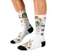 BCFSITNBH Heated Rivalry Socks, Heated Rivalry Merch, Hollander 24 & Rozanov 81 Breathable and Comfortable Mid Tube Socks, Hockey Romance TV BL Gay Inspired Stocking for Fans A02
