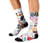 BCFSITNBH Heated Rivalry Socks, Heated Rivalry Merch, Hollander 24 & Rozanov 81 Breathable and Comfortable Mid Tube Socks, Hockey Romance TV BL Gay Inspired Stocking for Fans A04
