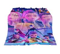 BCFSITNBH K-Pop D-Demon H-Hunters Blanket, Huntrix Huntr/X Cartoon Anime Rumi Mira Zoey Cute Tiger Flannel Throw Blanket - Soft Cozy for Bed Sofa Office 01-I