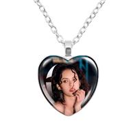 BCFSITNBH Katseye Necklace KATSEYE Merch Beautiful Chaos Tour Merchandise Y2k Pendant Heart Pendant Necklace Accessories for Fans, Womens, Girls A16