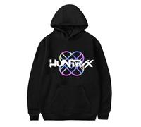 BCFSITNBH KPop Demon Hunters Hoodies Womens Saja Boys Huntrix Huntr/X Graphic Kpop Demon Hunters Merch Drawstring Hooded Pocket Pullover Y2k Sweatshirts 02-Black M