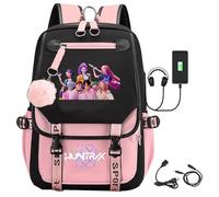 BCFSITNBH KPop Demon Hunters Merch, Backpack with USB Charging, Children's Shoulder Bag School Laptop Bag for Students, Boys Girls Back To School School Bags A06
