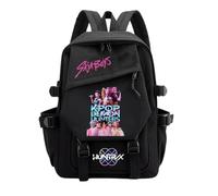 BCFSITNBH Kpop Demon Hunters Merch, K-pop Demon Hunters Backpack, Back to School Shoulder Bag Huntrix Huntr/X Saja Boys Bookbag Rucksack School Bags for Boys Girls Fans A04