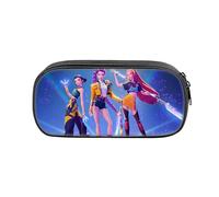 BCFSITNBH Kpop Demon Hunters Pencil Case Back to School Large Capacity Pen Bag with Zipper Huntrix Rumi Mira Zoey Jinu Pencil Case with Stationery School Supplies for Kids, Boys, Girls A01