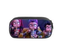 BCFSITNBH Kpop Demon Hunters Pencil Case Back to School Large Capacity Pen Bag with Zipper Huntrix Rumi Mira Zoey Jinu Pencil Case with Stationery School Supplies for Kids, Boys, Girls A12