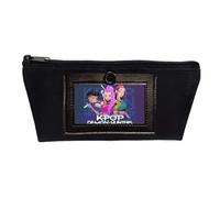 BCFSITNBH Kpop Demon Hunters Pencil Case Huntrix Rumi Mira Zoey Jinu Printed School Pen Bag with Zipper Primary and Secondary School Students Stationery Bag Kindergarten Pencil Case A11