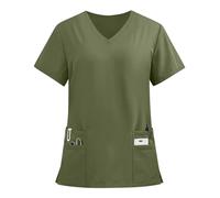BCFSITNBH Scrub Tops for Women UK, Medical Uniforms & Scrubs Nurses Shirts
