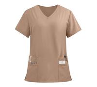 BCFSITNBH Scrub Tops for Women UK, Medical Uniforms & Scrubs Nurses Shirts