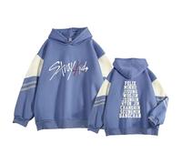 BCFSITNBH SKZ Hoodies Stray Kids Merch Women ATE Felix Bangchan Hyunjin Jisung Changbin Minho Seungmin Jeongin Hooded Sweatshirts Straykids Harajuku Y2k Hoodies 02-Royal Blue M