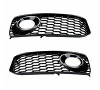 BCGFTSA Car Fog Light Grille For Audi A5 SLine S5 2008-2012 Auto Front Bumper Lower Grille Fog Lamp Grill Cover Car Accessories,B/Chrome.