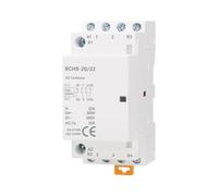 BCH8-20/20 20A 2NO2NC Household AC Contactor AC24V/110V/230V 2 Pole 1Pcs(2NO2NC_AC 110V)