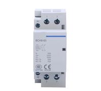 BCH8-63 Single-phase Guide Rail Contactor 63A 2P Household Contactor 2NO/2NC 1NO+1NC 24A 110A 230A 1Pcs(63A 2NO 230V)
