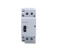BCH8-63M Household Contactor 2P 63A AC220V 50/60HZ Din Rail Single Phase Contactors 2NO Manual 1Pcs(63A 2P 230V 2NO)