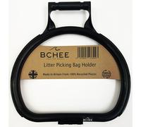 BCHEE Recycled Litter Picking Bag Holder Hoop | Made in Britain From 100% Recycled Plastic | Bag Anti-Slip Mechanism | UK Small Business | Multi-buy