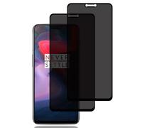 BCHKLAI Privacy Screen Protector for OnePlus 6 [2 Pack], Anti-Spy Tempered Glass Film, 9H Hardness, Anti Scratch, Anti Fingerprint, Bubble-Free, Anti-Spy Screen Protector for OnePlus 6