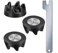 BCHKO 3 x Blender Coupler Replacement Parts, Coupling 9704230, Compatible with KitchenAid Models KSB52, KSB5, 5KSB52 and 5KSB5 (Mounting Key Included)