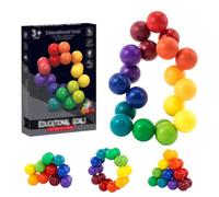 BCHKO 3D Puzzleball Sensory Toy for Office and Desk, Relieves Stress and Anxiety Autism Toy, Funny Educational Christmas Birthday Gift