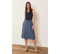 BCI Cotton Skirt Nomads Clothing Blue 14