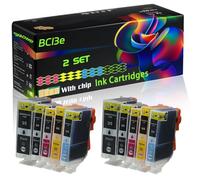 BCI3e Compatible for Canon Ink Cartridges with Chip SmartBase 600 750 780 MP700 MP700 MP730 MP730 MPC400 Printers (2 Set)