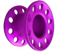 BCIOUS 10 Hole Aluminum Alloy Miniature Diving Reel Professional Compacts Dive Snorkeling Spool for Underwater Exploration Diving Line Management Dive Spool