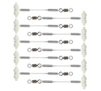 BCIOUS 10pcs Gourd Swivels Connector Glow Balances Bracket Fishing Tackle Portable Balances Bracket Fishing Supply Glow