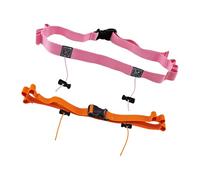 BCIOUS 2Pcs Adjustable Running Waist Belt with 6 Elastic Rings Elastic Waistband Cycling Race Bib Holder for Cycling Long Distance Belt