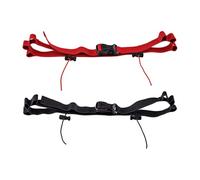 BCIOUS 2Pcs Adjustable Running Waist Belt with 6 Elastic Rings Elastic Waistband Cycling Race Bib Holder for Cycling Long Distance Belt