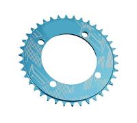 BCIOUS 32T/34T/36T/38T Road Bike Circles Crankset Single Plate Replacement Round Cycling Tooth Chainwheel Parts Enduring Mountain Positive and Teeth Chainwheel