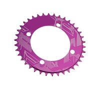 BCIOUS 32T/34T/36T/38T Road Bike Circles Crankset Single Plate Replacement Round Cycling Tooth Chainwheel Parts Enduring Mountain Positive and Teeth Chainwheel