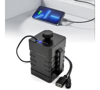BCIOUS 4Pcs18650 26650 Battery Storage Case Box USB Charging Pack Powerbank Case For LED Bike Light Smartphone Storage Box