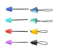 BCIOUS 8pcs Kayaks Drain Plugs Silicones Watertight Stoppers Flexible Kayaks Scupper For Canoes Boats Drainage Port Water Sports Accessories Drain