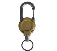 BCIOUS AntiLost Retractables Keychains Lightweight Badges Carabiner Holder with Steels Cord Easy to Use Holder with Clip Lightweight Keychains