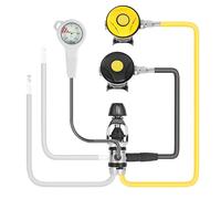 BCIOUS High Precisely Scubas Diving Regulator with Pressure Gauge 1st Stage for Safe Underwater Exploration Scubas Breathing